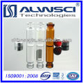 Borosilicate Glass 2ml clear print glass crimp top vial 11mm